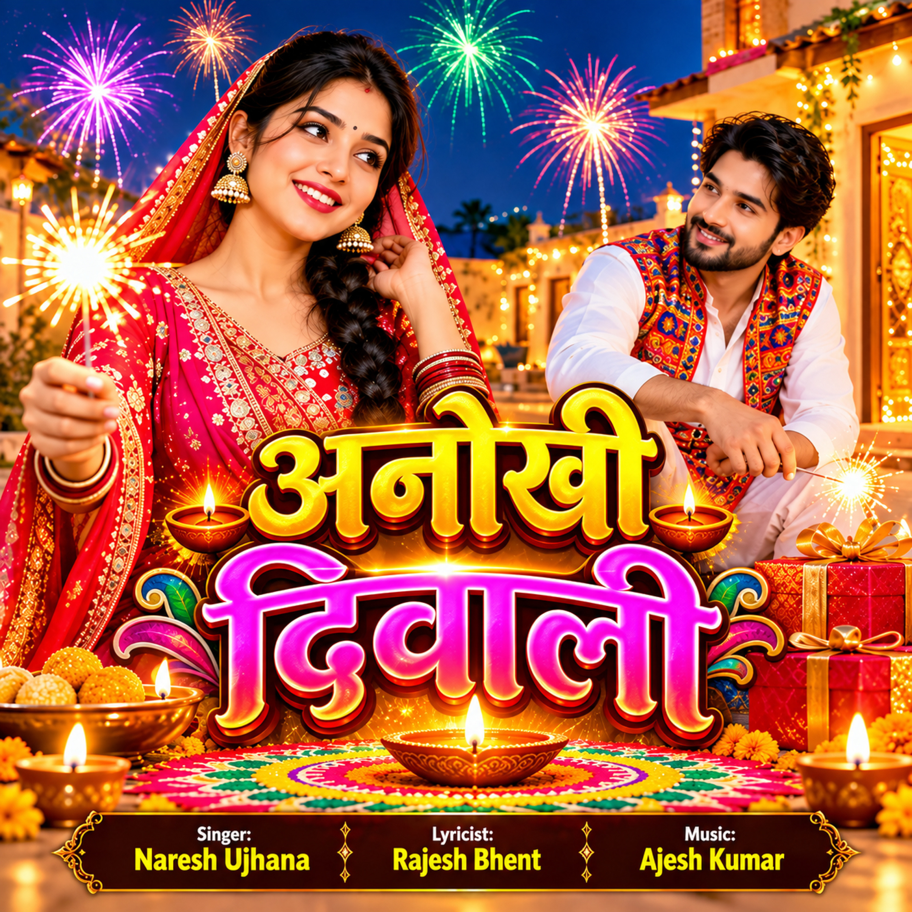 Anokhi Diwali album art by Naresh Ujhana