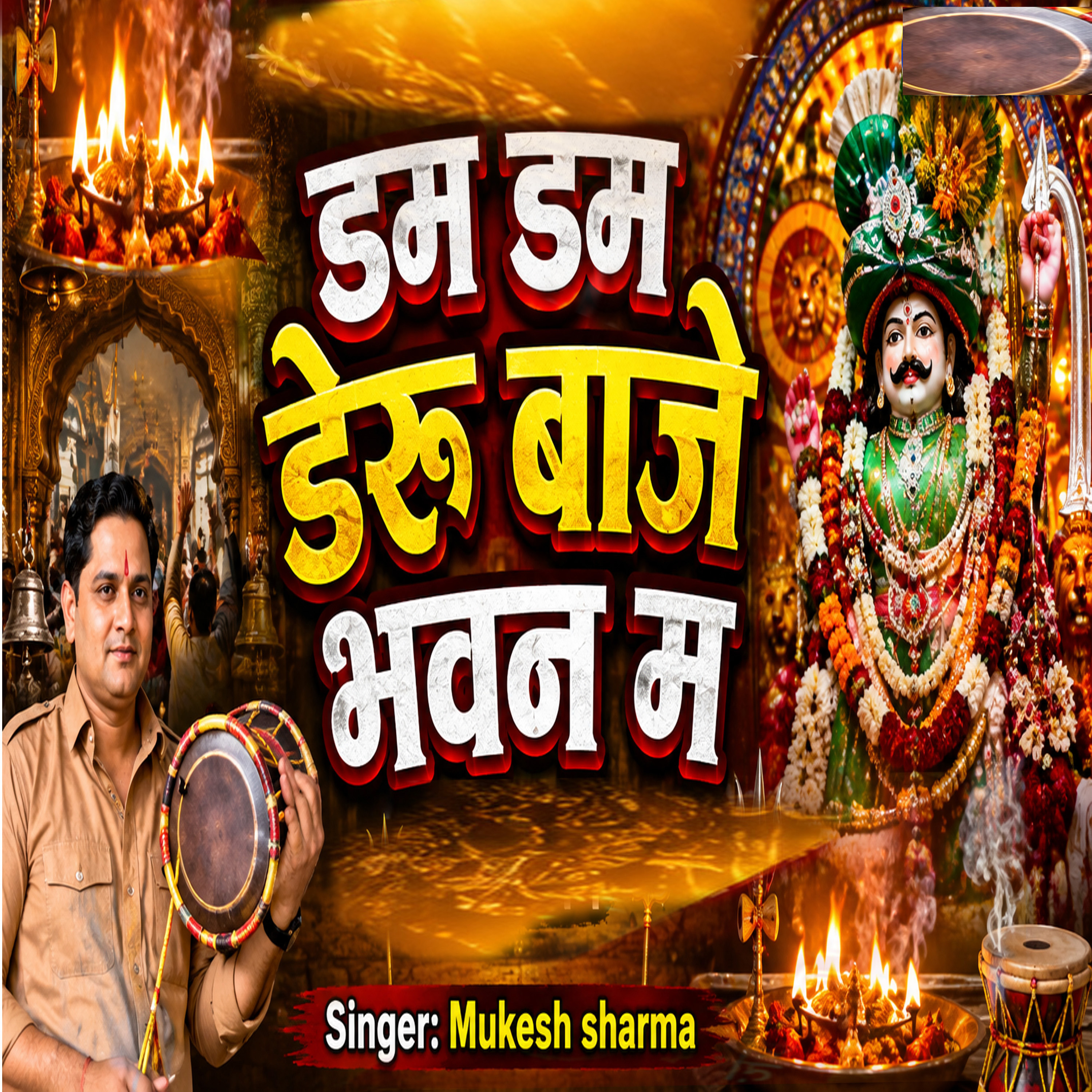 Dum Dum Deru Baje Bhawan M album art by Mukesh Sharma