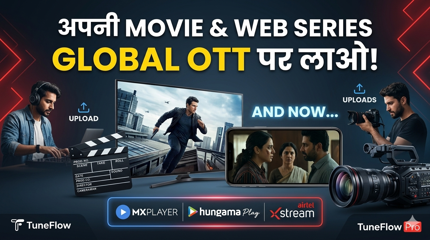 Beyond Music: TuneFlow Pro Now Launches Global Video & OTT Distribution!